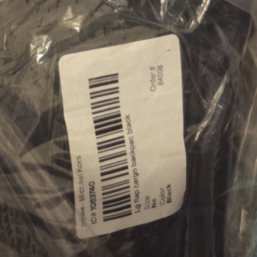 Michael Kors BLACK Nylon Cargo Backpack - Picture 6 of 7